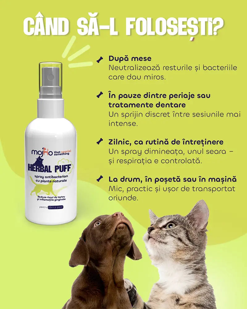 Herbal Puff - Spray oral cu extracte naturale