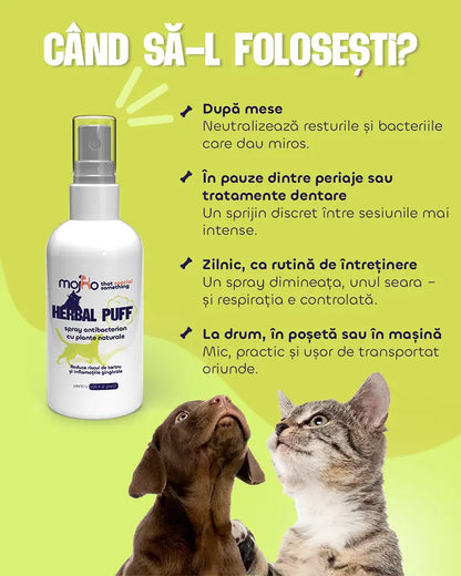 Herbal Puff - Spray oral cu extracte naturale