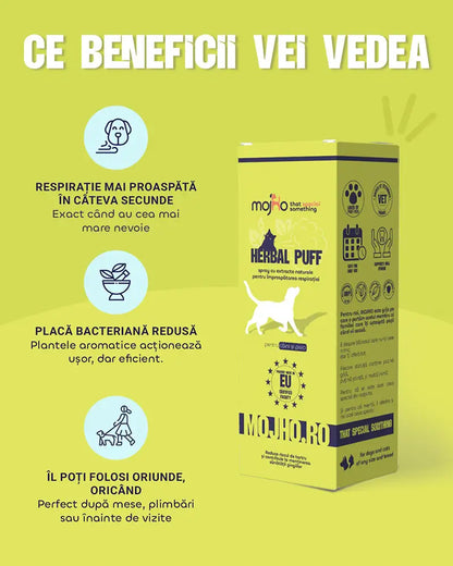 Herbal Puff - Spray oral cu extracte naturale