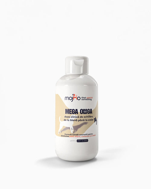 Mega Omega - Formulă lichidă pentru sănătatea pielii, blănii, creierului și a inimii 50ml