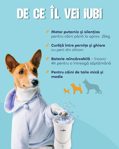 Spin Buddy - Curățător automat de lăbuțe