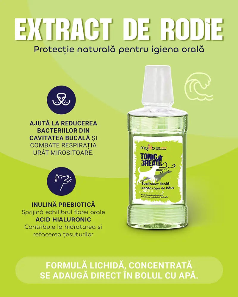 Tonic Breath - Supliment lichid pentru apa de băut