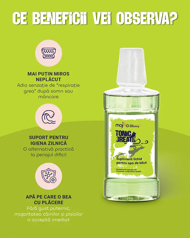 Tonic Breath - Supliment lichid pentru apa de băut