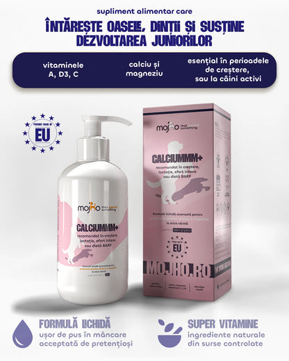 Calciummm Plus - Formulă lichidă pentru susținerea oaselor, dinților și mușchilor