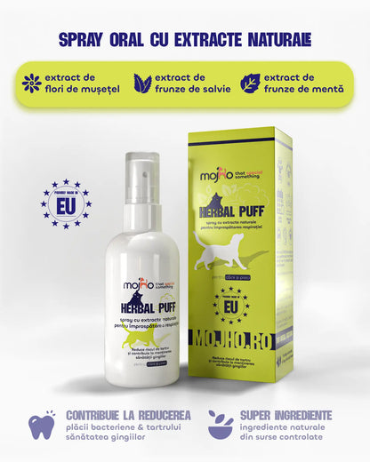 Herbal Puff - Spray oral cu extracte naturale