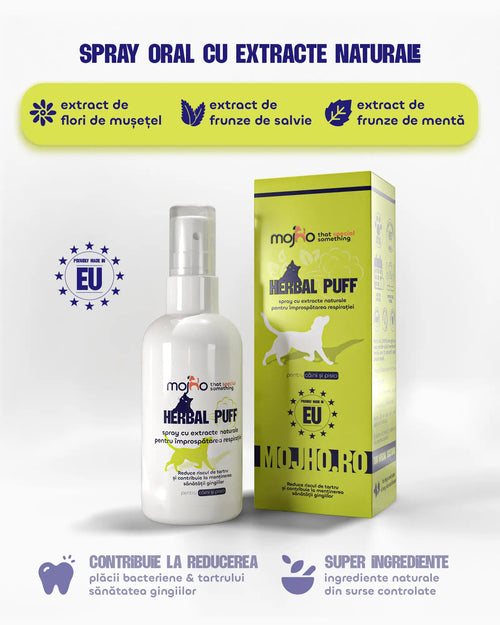 Herbal Puff - Spray oral cu extracte naturale